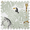 Wild Thing, Sage - Motorised Roman Blind